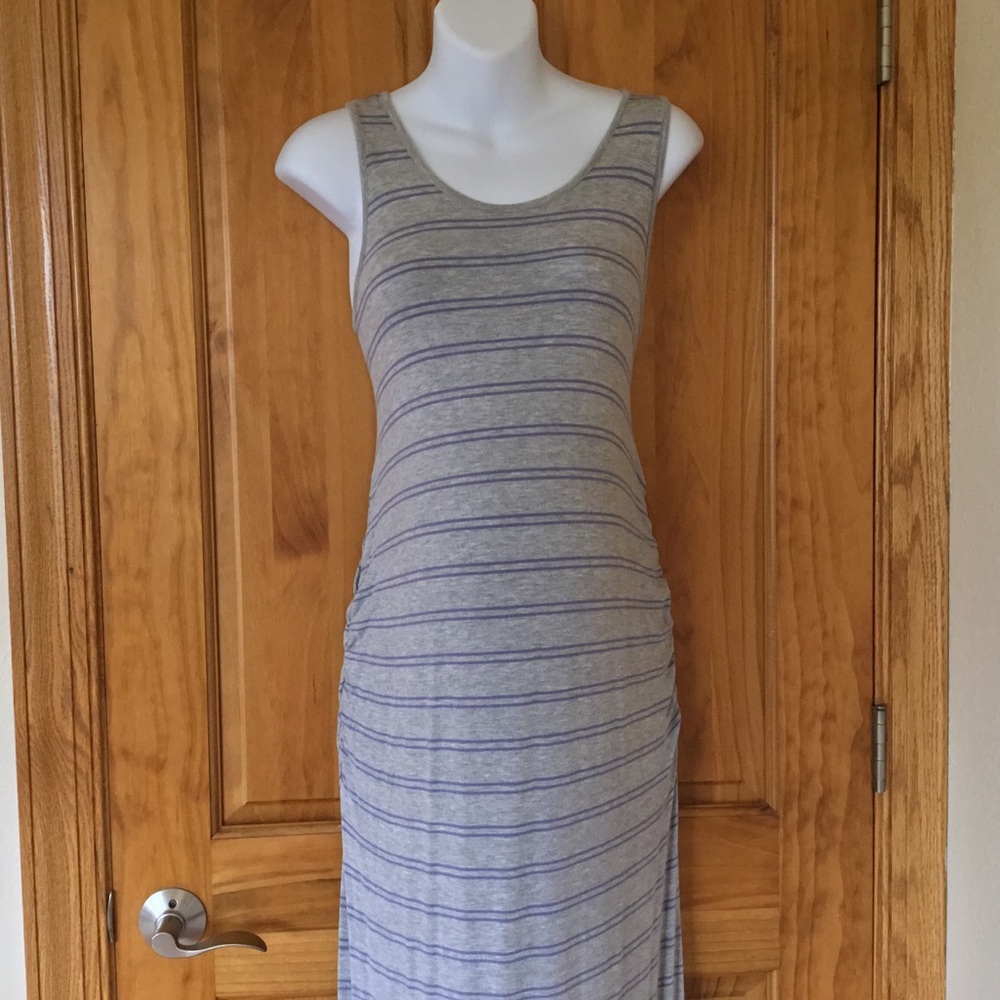 Maternity maxi tank dress